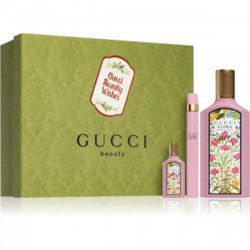 Parfumset voor Dames Gucci Flora Gorgeous Gardenia 3 Onderdelen