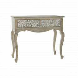 Console DKD Home Decor Blanc Multicouleur Bois Bois de manguier 92 x 42 x 81 cm