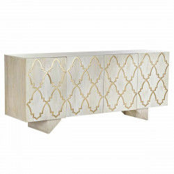 Credenza DKD Home Decor Bianco 177 x 45 x 75 cm Dorato Legno di mango