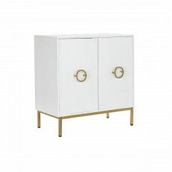 Buffet DKD Home Decor   Blanc Bois Métal Bois de manguier Doré 80 x 37,5 x 80 cm