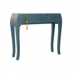 Console DKD Home Decor Spar Blauw Hout MDF 96 x 26 x 80 cm