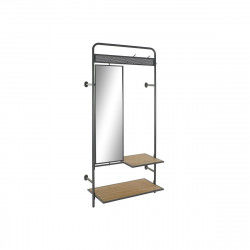 Meuble d'Entrée DKD Home Decor Marron Gris foncé Bois Métal Miroir 84,5 x 40...