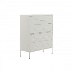 Caisson à Tiroirs Home ESPRIT Blanc Métal Vintage 80 x 35 x 102 cm