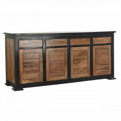 Aparador DKD Home Decor Negro Natural Acacia