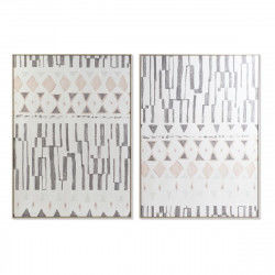 Quadro DKD Home Decor 100 x 4 x 140 cm Boho (2 Unità)