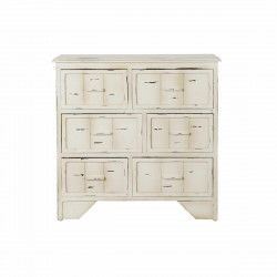 Chest of drawers DKD Home Decor White Multicolour Wood Metal MDF Wood 30 x 40...