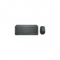 Tastatur mit Drahtloser Maus Logitech MX Keys Mini Qwerty Spanisch