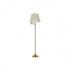 Floor Lamp DKD Home Decor Beige Golden Metal Polyester (41 x 41 x 160 cm)