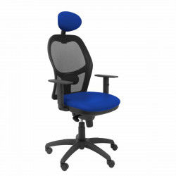 Silla de Oficina con Cabecero Jorquera malla P&C SNSPAZC Azul