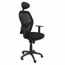 Chaise de Bureau avec Appui-tête Jorquera P&C ALI840C Noir