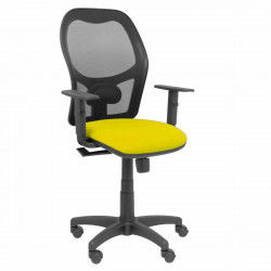 Sedia da Ufficio P&C 0B10CRN Con braccioli Giallo