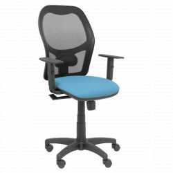 Chaise de Bureau P&C 3B10CRN Avec accoudoirs Bleu ciel