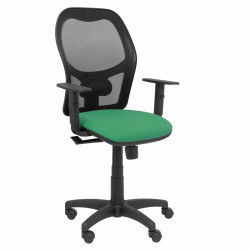 Chaise de Bureau P&C 6B10CRN Avec accoudoirs Vert clair Vert émeraude