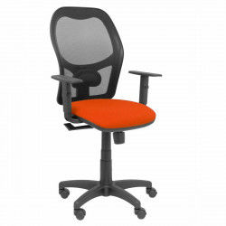 Chaise de Bureau P&C 5B10CRN Avec accoudoirs Orange Foncé Orange