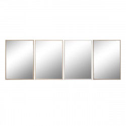 Espejo de pared Home ESPRIT Blanco Marrón Beige Gris Cristal Poliestireno...