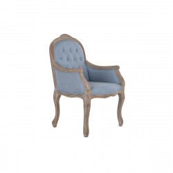 Chaise de Salle à Manger DKD Home Decor Bleu Naturel 30 x 40 cm 62 x 55 x 100...