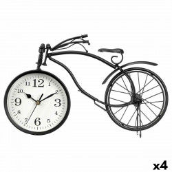 Bordur Fahrrad Schwarz Metall 36 x 22 x 7 cm (4 Stück)