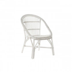 Chaise de Salle à Manger DKD Home Decor Blanc 63 x 50 x 89 cm