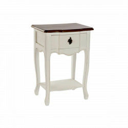 Table d'appoint DKD Home Decor Blanc Marron Multicouleur 48 x 34 x 67,5 cm