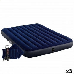 Luchtmatras Intex CLASSIC DOWNY 152 x 25 x 203 cm (3 Stuks)