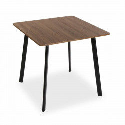 Table Versa Klaudia Wood Metal Melamin MDF Wood 80 x 75 x 80 cm