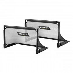 Set of 2 football goals Salta 5120                            Black 100 x 60...