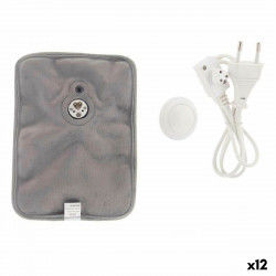 Electric Hot Water Bottle Hands Grey Plastic 380 W Velvet (12 Units)