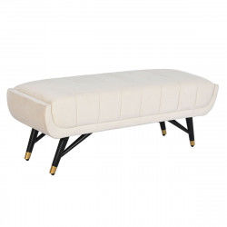 Banquette DKD Home Decor Crème 120 x 40 x 42 cm