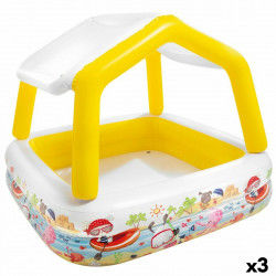 Inflatable Paddling Pool for Children Intex Awning 295 L 157 x 122 x 157 cm...