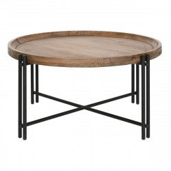 Hoofdtafel Home ESPRIT Hout Metaal 90 x 90 x 45 cm