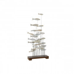 Decoratieve figuren Home ESPRIT Wit Bruin Spiralen 45 x 15 x 100 cm