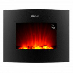 Chimenea Eléctrica Decorativa de Pared Cecotec Ready Warm 2650 Curved Flames...