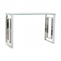 Mesa auxiliar DKD Home Decor Cristal Acero Metalizado Moderno (120 x 40 x 78 cm)