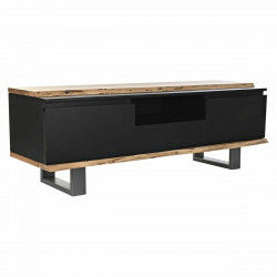 Mobile TV DKD Home Decor Nero 145 x 45 x 50 cm Marrone Legno di mango