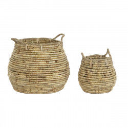 Basket set DKD Home Decor 50 x 50 x 48 cm Metal