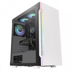 ATX Semi-toren doos THERMALTAKE H200 TG Snow RGB Wit Zwart