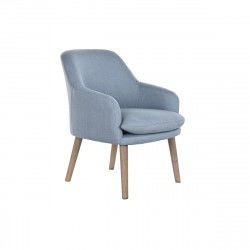 Chaise de Salle à Manger DKD Home Decor Bleu Blanc 61 x 68 x 78 cm