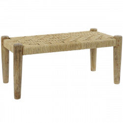 Kruk DKD Home Decor Natuurlijk Touw Mangohout (88 x 42 x 39,5 cm)