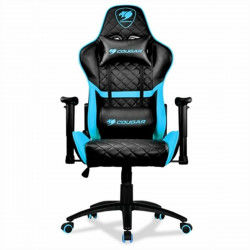 Silla Gaming Cougar ARMOR ONE Respaldo reclinable Altura ajustable Azul/Negro