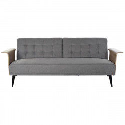 Schlafsofa DKD Home Decor Braun Grau Metall Urban 203 x 87 x 81 cm