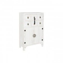 Cassettiera DKD Home Decor Bianco Naturale Abete Legno MDF Orientale 63 x 27...