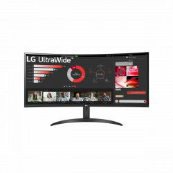 Écran LG 34WR50QC-B 34" HDR10 VA LCD Flicker free 50-60  Hz