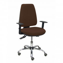 Chaise de Bureau Elche S P&C RBFRITZ Brun foncé