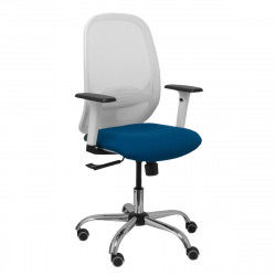 Silla de Oficina P&C 354CRRP Blanco Azul marino