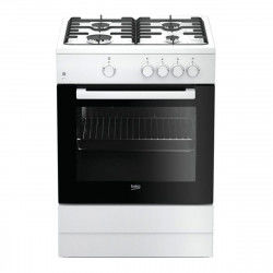 Cocina de Gas BEKO FSG62000DWL Negro/Blanco