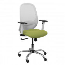 Sedia da Ufficio P&C 354CRRP Bianco Verde Oliva