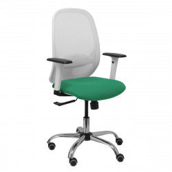 Sedia da Ufficio P&C 354CRRP Bianco Verde Verde Smeraldo