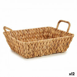 Centerpiece Brown Metal Water hyacinth 40 x 16 x 28,5 cm (12 Units)