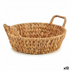 Centerpiece Brown Water hyacinth Metal 39,5 x 16,5 x 35 cm (12 Units)