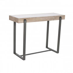 Consola Home ESPRIT Blanco Marrón Gris Metal 100 x 39 x 75 cm